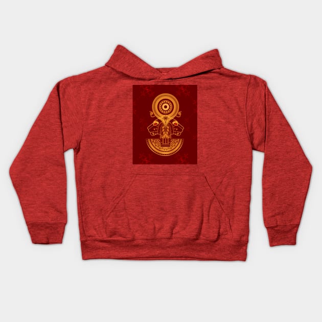 Lioness Sekhmet Mask Kids Hoodie by CRWPROD